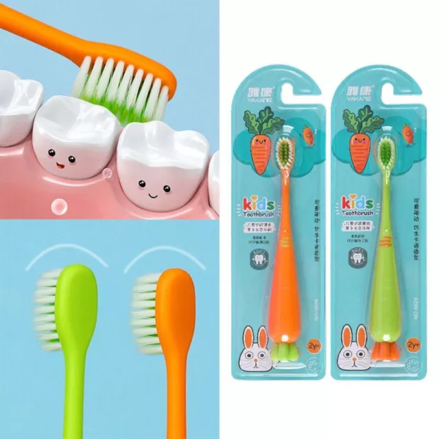 Mouth Health Kids Toothbrush Teeth Clean Brush For 2-12 Years Old