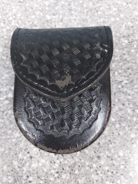 Safariland Handcuff Holder Black Leather Police