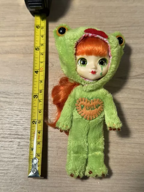 Mini Froggy Pullip Doll 6” - Frog Outfit