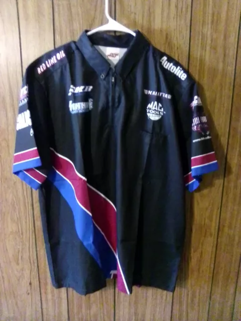 Nhra crew shirt Kalitta racing Hillary Will