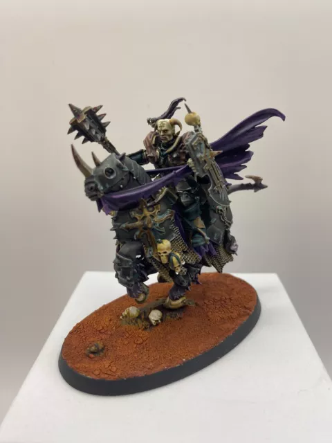 Warhammer Age Of Sigmar - Chaos Lord on Daemonic mount. Slaves to Darkness.