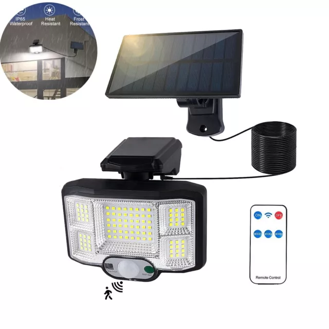 T-SUN Garten Solarleuchte 96LED Solarlampen für Außen mit Bewegungsmelder