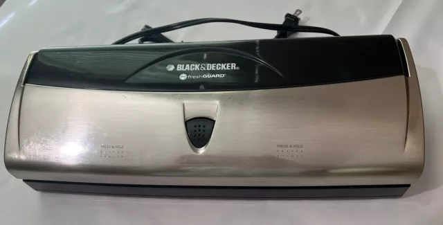 Black & Decker Fresh Guard VS200 Vacuum Food Sealer *tested - works*