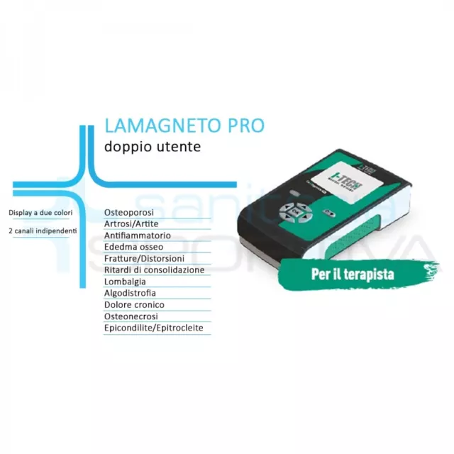 I-Tech LaMagneto Pro Apparecchio per Magnetoterapia Bassa Frequenza