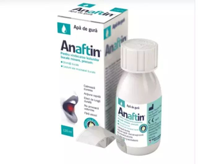 Anaftin bain de bouche pour la cicatrisation des lésions mineures de la...