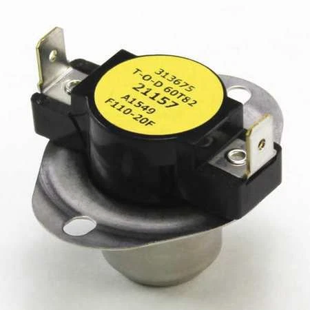 York S1-7975-3281 Auto Limit Switch,90 Deg. To 110 Deg. F