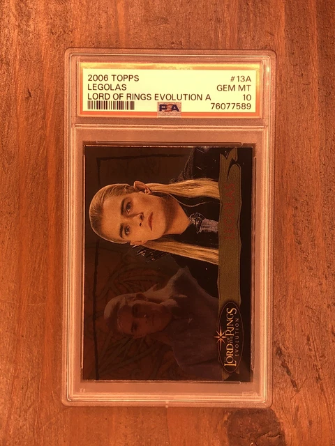 2006 Topps Lord Of The Rings Evolution Legolas #13A PSA 10 Gem Mint Pop 2