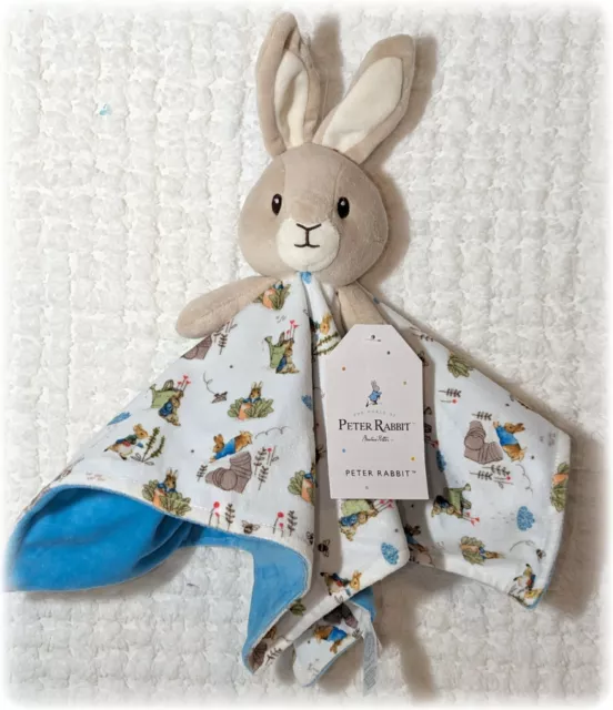 New Beatrix Potter Peter Rabbit Security Blanket Lovey Bunny 2021 Kids Preferred