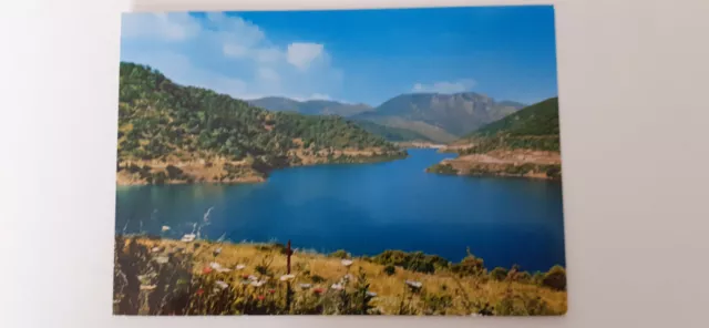 IGLESIAS (CI) cartolina postale nuova LAGO CORSI anni 60