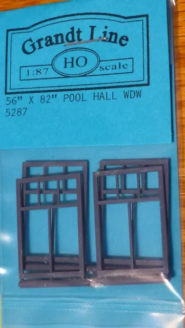Grandt Line 5287 x  HO 56"x82" 3/2-Light Single Sash Window