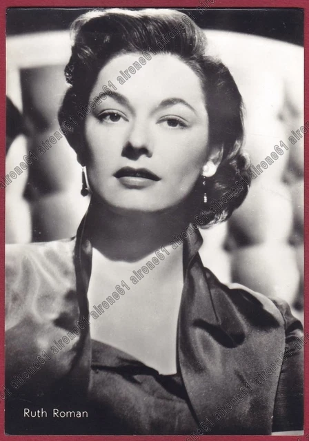RUTH ROMAN 08B ATTRICE ACTRESS ACTRICE CINEMA MOVIE Cartolina FOTOGRAF ...