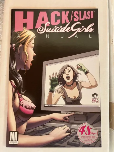 Hack Slash Suicide Girls Annual #1 Comic Book 1st Print CVR B 2008 VF/NM Seeley