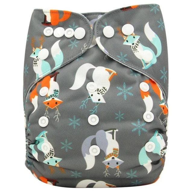 Cloth Diaper Baby Adjustable Cover Soft Suede Washable Nappy Reusable Waterproof 9