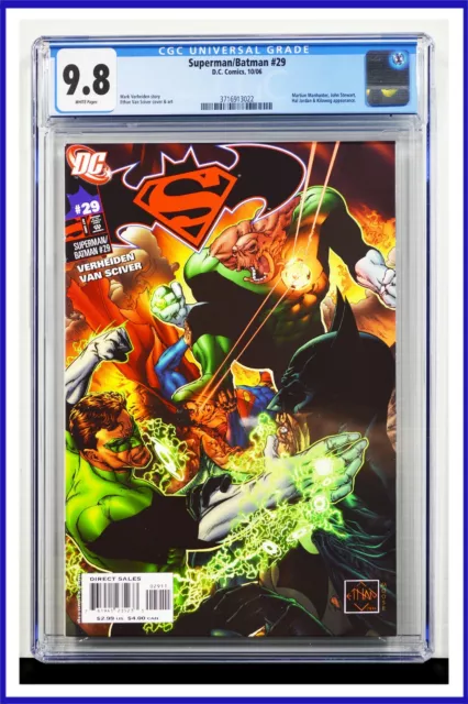 Superman Batman #29 CGC Graded 9.8 DC October 2006 White Pages Comic Book