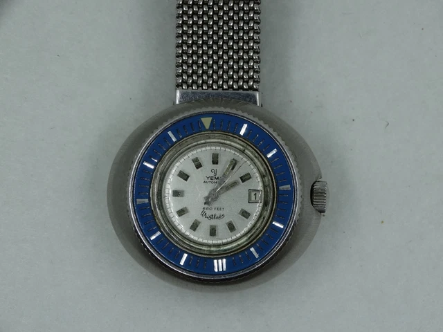 Montre Plongeuse Vintage Yema WristLady - Automatique 660 Ft - Occasion - Livraison Mondiale Gratuite
