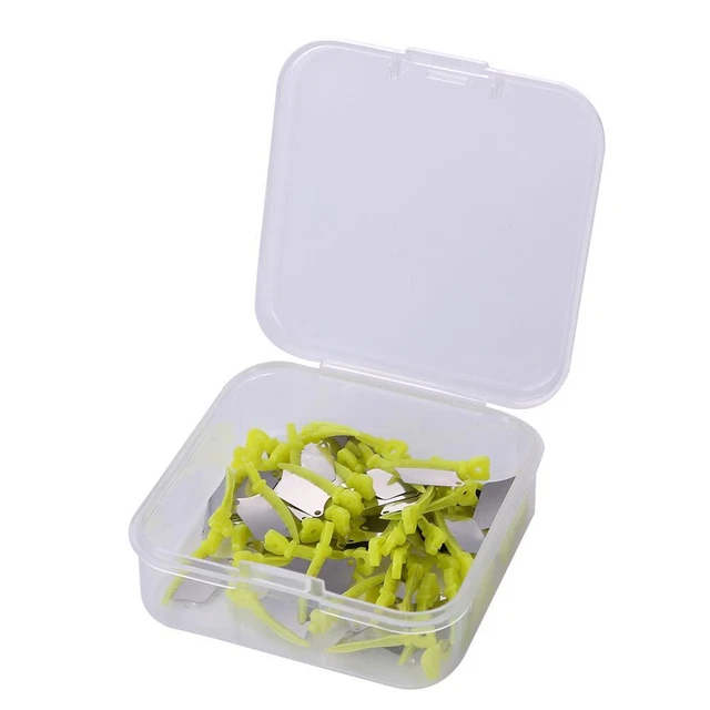 40 pièces Dentaires Premier Dents Interdentaire Cale En Plastique w/Acier Matric