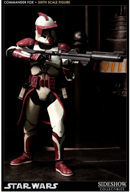 SIDESHOW STAR WARS 1/6 Scale COMMANDER FOX CORUSCANT GUARD Action ...