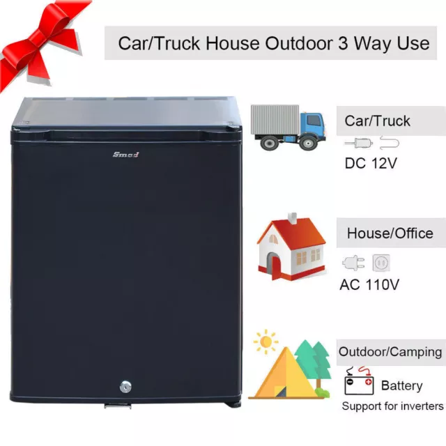 12V/110V AC/DC Compact Refrigerator Cascadia Truck RV Mini Fridge Quiet 12V/110V AC/DC Compact Refrigerator Cascadia Truck RV Mini Fridge Quiet