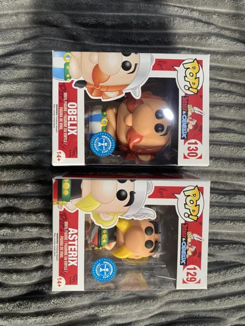 Animation Funko Pop - Asterix & Obelix  - 129 And 130 - Underground Toys Excl
