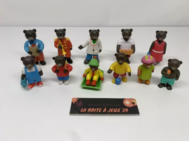 ♠️ Petit Ours Brun - Lot 11 Figurines divers  Bayard Presse Lot A3 ♠️