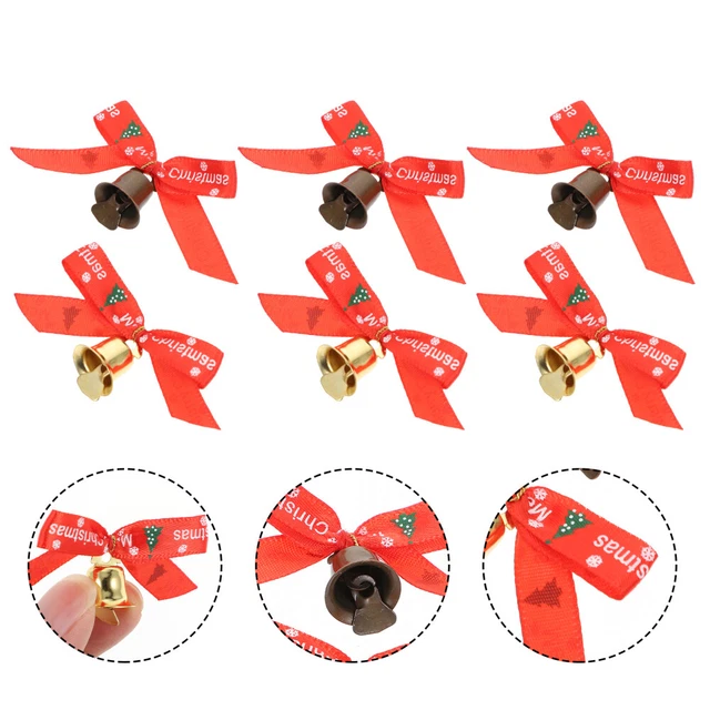 12Pcs Weihnachten Band Bogen Weihnachten Baum Ornament