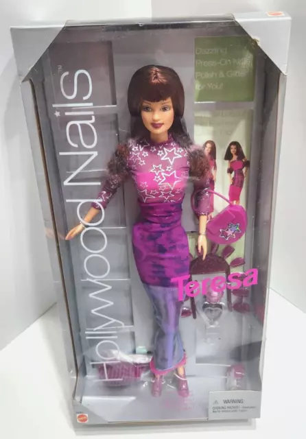 Vtg 1999 Mattel Hollywood Nails Teresa Barbie Doll #24244 NRFB Loose Item in Box