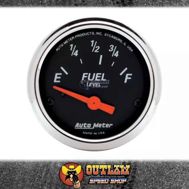 Autometer Fuel Level Gauge 2-1/16" Fits Chrysler Fits Ford Pre 1989 - Au1423