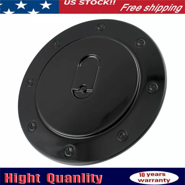 Fits Chevy Silverado 99-06 Accessories Triple Black Fuel Tank Gas Door Cap Cover