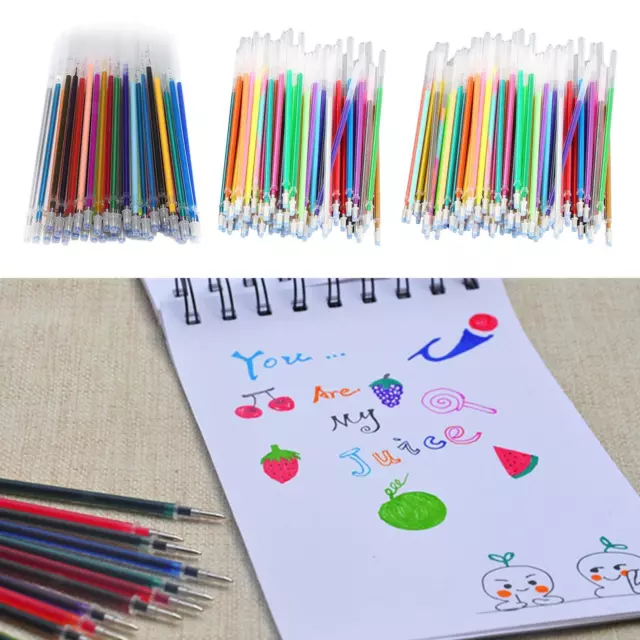 Colorya Recharges de stylos à encre gel – 48 stylos à encre gel