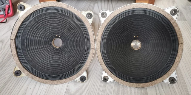 Pair Tesla V3-Ca2 AlNiCo speaker 8" 20cm Full Range for KLANGFILM project