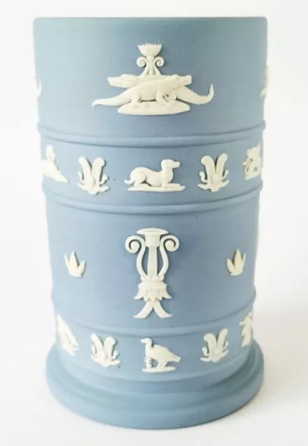 Wedgwood Jasperware Blue Vase Egyptian