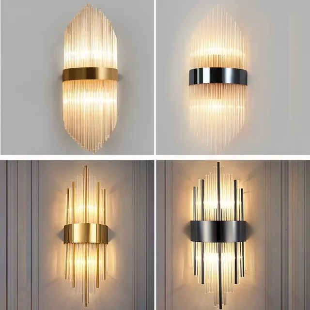 Modern Crystal Wall Lamp Nordic Creative Luxury Living Room Wall Bedroom Light 2