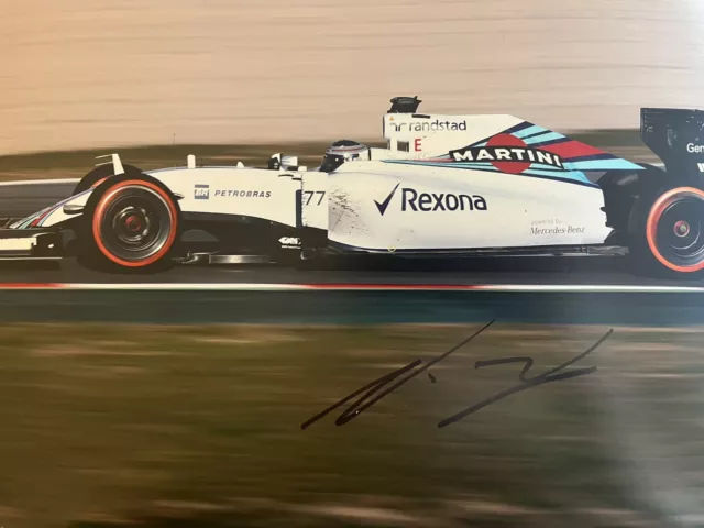 Valtteri Bottas Signed 12x8 Inch Photo Photograph Autograph