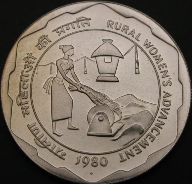 INDIA 100 Rupees 1980 - Silver .500 - FAO - UNC - 3729 ¤ PB
