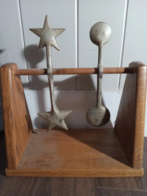 Carnival Shooting Gallery-Style Target - Cast Iron - Bird Star Circle - Vintage