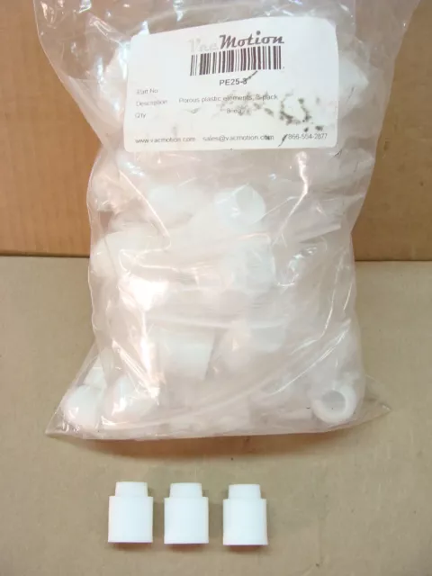 NEW lot of 57 (19 packs of 3) VacMotion PE25 vacuum filter element PE25-3