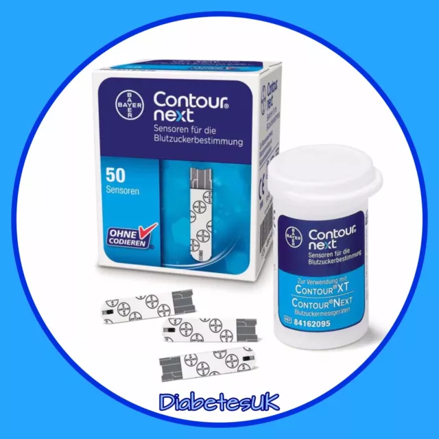 Contour Next Blood Glucose Diabetic Test Strips - 1 x 50 - EXP 06/24