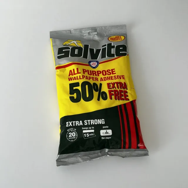 Adesivo carta da parati SOLVITE 15 rotoli 50% EXTRA GRATUITO pacchetto bonus economico