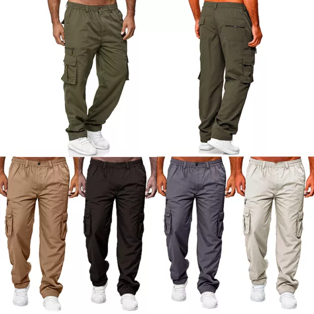 Pantalon De Travail Pour Hommes Pantalon Cargo De Combat De Sécurité Multi- R 3