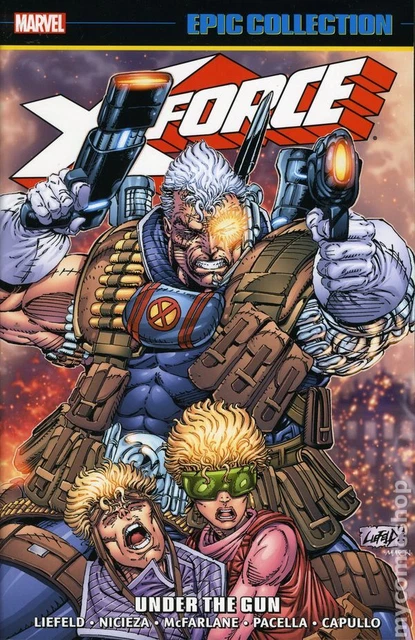 X-Force Under the Gun TPB Epic Collection #1-1ST NM 2017 Stock Image