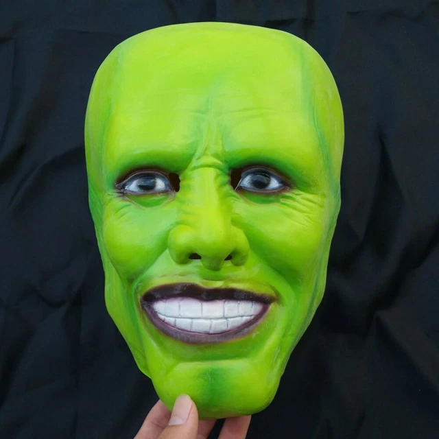 THE MASK MOVIE Jim Carrey Cosplay Halloween Party Funcy Dress Mask One