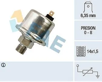 FAE Sensor presión de aceite Sensor de Presión de Aceite 14530
