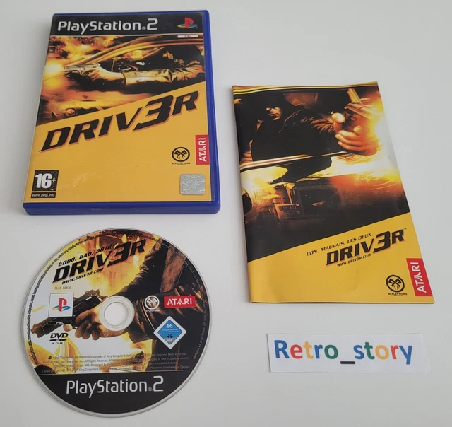 Jeu Driver 3 (DRIV3R) PS2 Version FR PAL - Occasion Bon état, édition Sony 2001