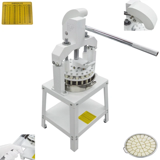 Commercial Manual Dough Divider Rounder 36PCS 30-180g Food Grade Stainless Steel