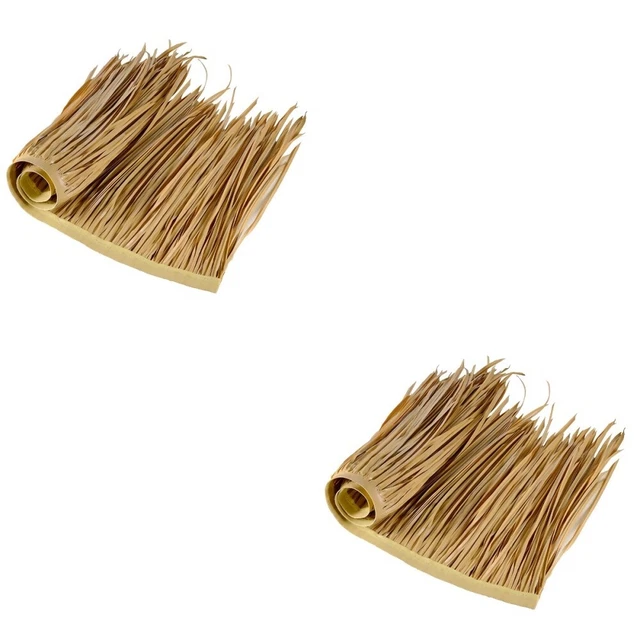 2x Garden Patio Lifelike Simulated Thatch Fake tiki hut grass roof Roof