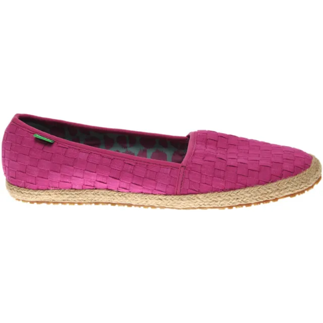 Sanuk Basket Case Woven Slip On  Womens Pink Flats Casual 1015599-VVL