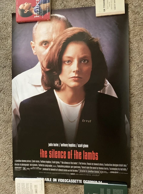 Silence of the Lambs 40x27 Double Sided Video Release Poster Hannibal Clarice Silence of the Lambs 40x27 Double Sided Video Release Poster Hannibal Clarice
