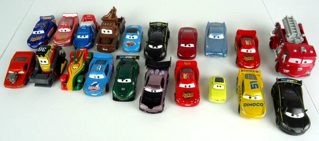 Disney Pixar Cars Lot Of Diecast Toys Car Movies Huge lot of 20 Vehicles 1:55