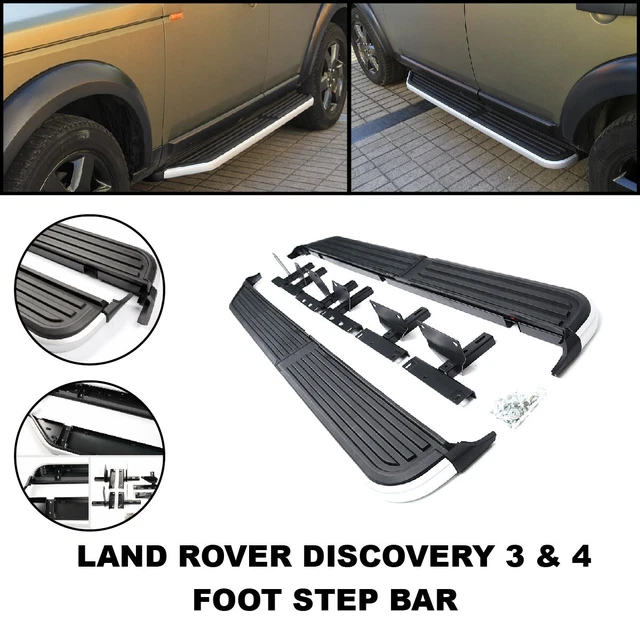 Side Steps / Running Boards For Land Rover Discovery 3 & 4 – Non-OEM ABS Black