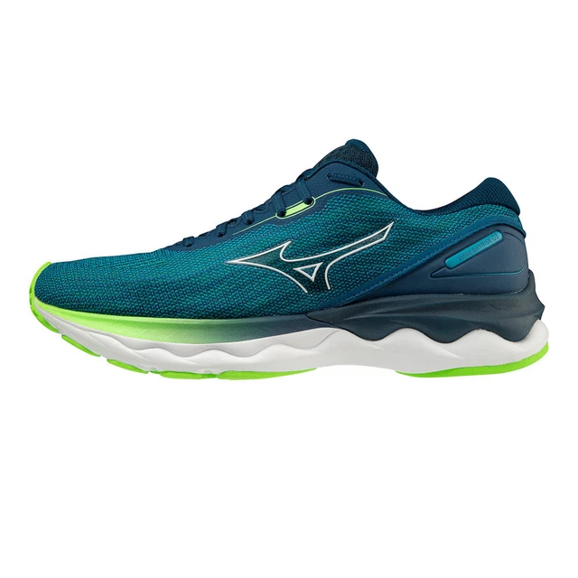 Mizuno Mens Wave Skyrise 3 Running Shoes Trainers Sneakers Blue Sports